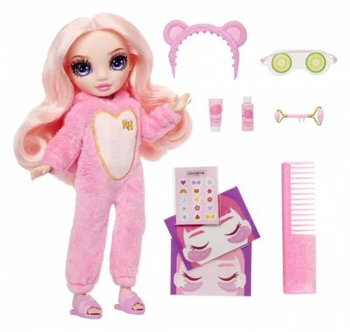 Кукла Mga Rainbow High Junior PJ Party Doll, Bella Pink