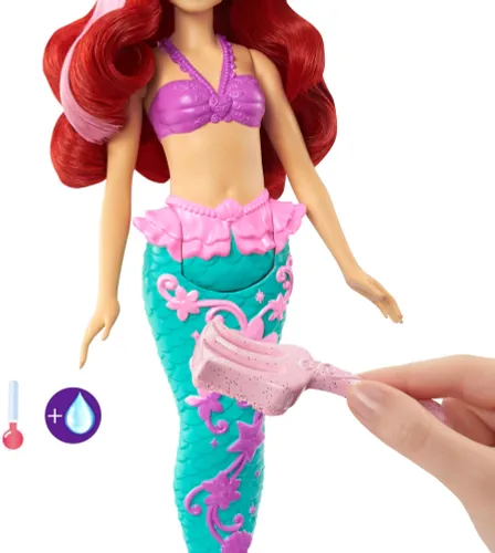 Lalka DISNEY PRINCESS Arielka Zmiana koloru HLW00