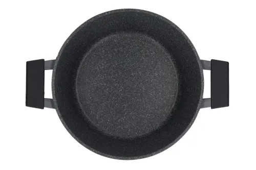 ZWIEGER Black Stone 5,5 l - garnek aluminiowy z pokrywką