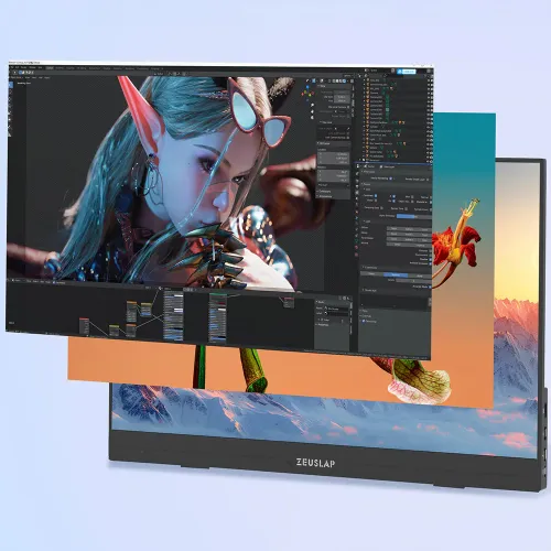 Monitor ZEUSLAP AT156 15.6" 1920x1080px IPS 4 ms
