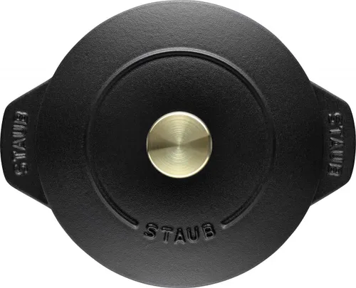Mały garnek okrągły STAUB LA COCOTTE 16 cm Czarny