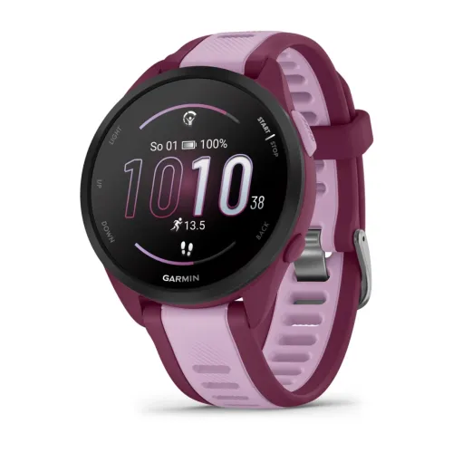 Smartwatch Garmin Forerunner 165 Music 43mm GPS Fioletowy