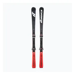 Narty zjazdowe Nordica Doberman SLR DC + wiązania Xcell 14 FDT black/red
