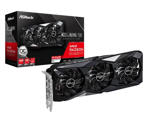 Видеокарта Radeon RX 6600 XT Challenger Pro OC 8GB 128bit GDDR6 3DP / HDMI