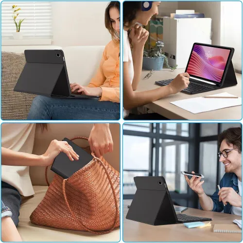 Etui na Lenovo Tab 10.1 TB-311 TECH-PROTECT SC Pen + Klawiatura Czarny
