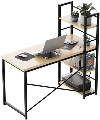 Biurko gamingowe MARK ADLER Leader 4.0 Brązowo-czarny