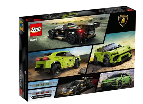 Конструктор Lego Speed Champions 76899 Lamborghini Urus ST-X и Lamborghini Huracán Super Trofeo EVO