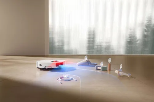 Robot sprzątający Dreame D20 Pro Plus Funkcja mopowania Stacja oczyszczająca Tworzenie mapy pomieszczenia Biały