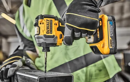 Wiertarko - wkrętarka DEWALT DCD805 + zakrętarka DCF850 + ładowarka + walizka TSTAK + zestaw akumulatorów