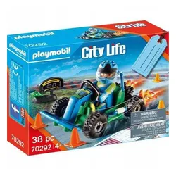 PLAYMOBIL City Life 70292 Zestaw upominkowy Wyścigi gokartowe