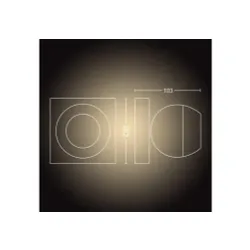 Oświetlenie punktowe Philips Hue White Ambiance Buckram 929003048601 Biały