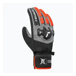Rękawice narciarskie męskie Reusch Worldcup Warrior R-Tex XT black/silver/fluo red
