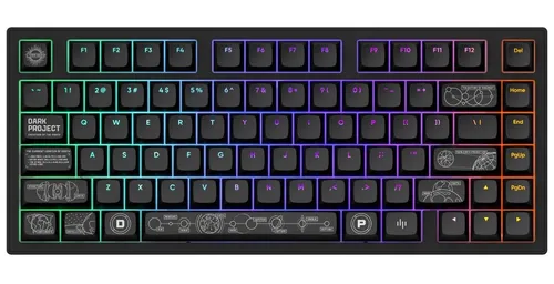 Klawiatura DARK PROJECT ALU81A Terra Nova Czarny