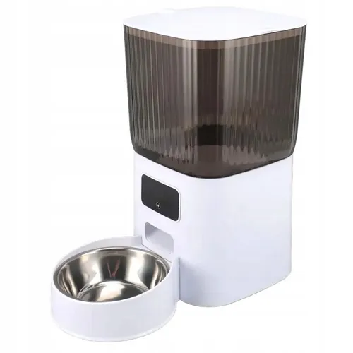 Dozownik Karmy NUXIE Miska Dla Psa Kota Podwójna Jedzenia Podajnik Automatyczny Wi-Fi