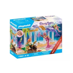 Playmobil Zestaw z figurkami 71861 Syrenki ze skarbem i delfinem