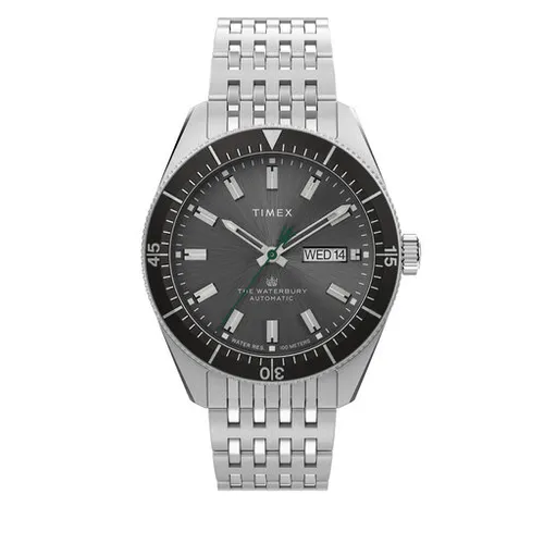 Timex Waterbury Dalış Otomatik Saat TW2V24900 Gümüş / Siyah