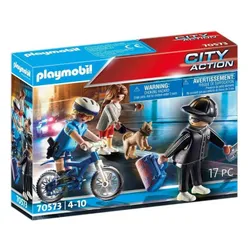 PLAYMOBIL City Action 70573 Policyjny rower Śledzenie kieszonkowego złodzieja