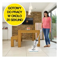 Mop parowy BLACK&DECKER BHSM1615DSG-QS Biało-szary