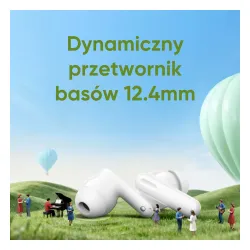 Słuchawki bezprzewodowe realme TechLife Buds Dokanałowe Bluetooth 5.4 Czarny