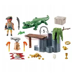 PLAYMOBIL STARTER PACK 71473 PIRAT Z ALIGATOREM