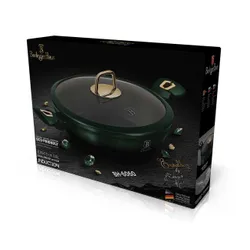 Garnek tytanowy niski 3.8L 28cm BERLINGER HAUS Metallic Line Emerald BH-6060