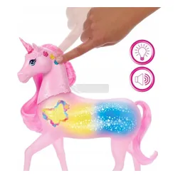 BARBIE MAGICZNY JEDNOROŻEC interaktywny ze światłem, dźwiękiem JCP78