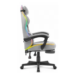 Fotel gamingowy CABRO C502 LED Szary