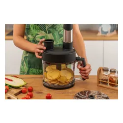 Blender GÖTZE & JENSEN HB950K Inox z krajarką w kostkę