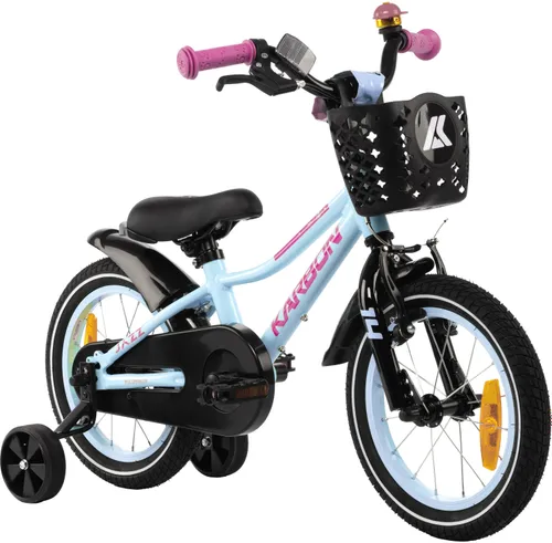 Rower dziecięcy KARBON Jazz 14 cali dla dziewczynki Miętowy