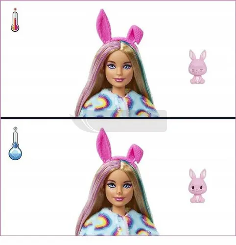 Lalka Barbie w przebraniu królika Cutie Reveal HHG19