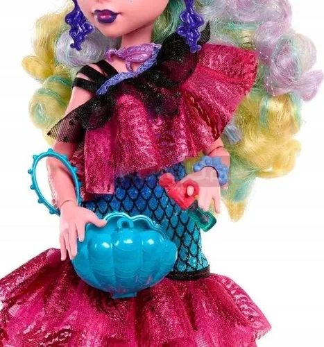 MONSTER BALL LALKA MONSTER HIGH LAGOONA BLUE lalka w imprezowym stroju HNF71