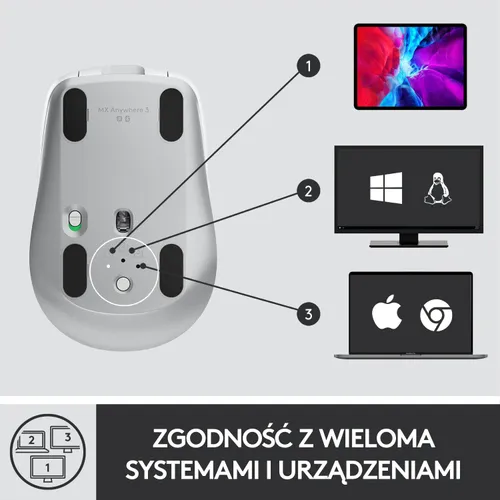 Myszka Logitech MX Anywhere 3 - szary