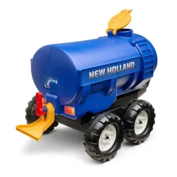 Falk Przyczepa Cysterna Beczkowóz Z Kranem New Holland Niebieska 3-7 Lat