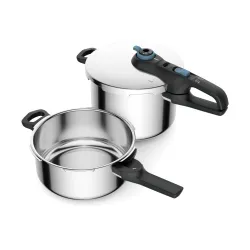 Szybkowar Tefal Secure Trendy P2584301 Indukcja Stal nierdzewna 3 elementy