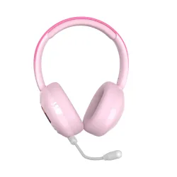 Słuchawki bezprzewodowe Garett Astro Wave ANC Nauszne Dla dzieci Bluetooth Różowy