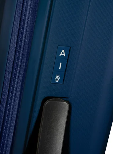 Большой чемодан American Tourister Rejoy - navy blue