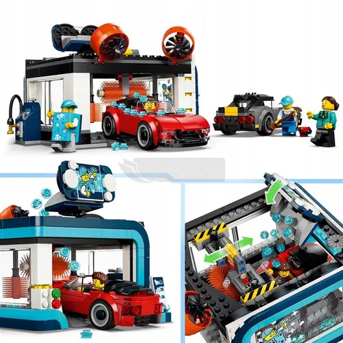 LEGO City 60497 Automatyczna myjnia samochodowa, zestaw klocków 6+