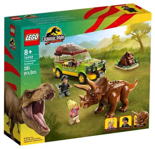 LEGO Jurassic World 76959 исследование трицератопса