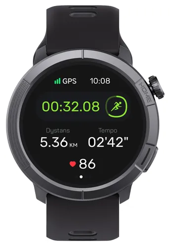 Smartwatch STELIO Activ Pro AI GPS 46mm Tytan Czarny