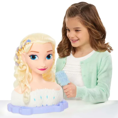 Lalka JUST PLAY Głowa do stylizacji Disney Princess Kraina Lodu Elsa 32796