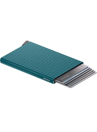 Кошелек Secrid Premium Cardprotector Fluted, RFID, teal