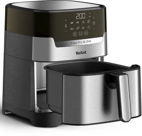 Air Fryer Frytkownica beztłuszczowa TEFAL Easy Fry&Grill Deluxe EY505D15 4.2l z rusztem do grilla