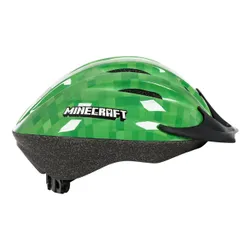 Kask rowerowy HUFFY Minecraft Zielony dla Dzieci (rozmiar S/M)