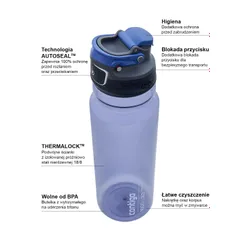 Butelka na wodę Contigo Free Flow 1000 ml - blue corn