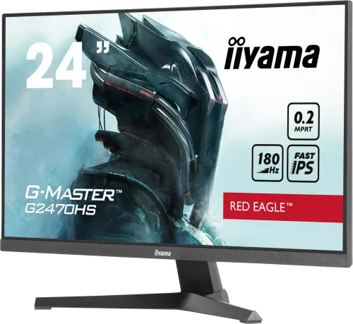 Monitor iiyama G-MASTER Red Eagle G2470HS-B1 23,8" Full HD Fast IPS 180Hz 0,2ms MPRT Gamingowy