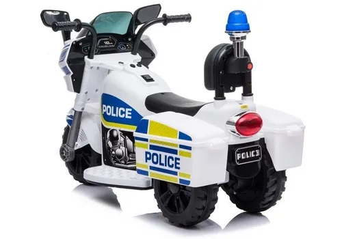 Motorek Na Akumulator Tr1912 Dla Dziecka 1-3 Lat Policja Dźwięki LED Kuferki