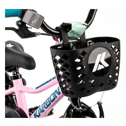 Rower dziecięcy KARBON Jazz 14 cali dla dziewczynki Różowy