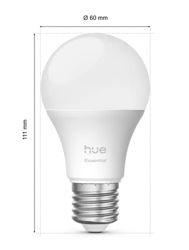 Inteligentna żarówka LED PHILIPS HUE 929004235407 8W E27 (3 szt.)