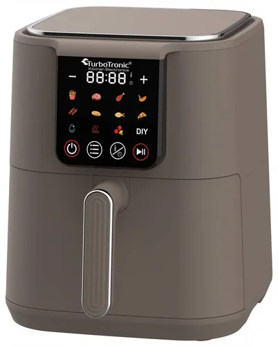 Air Fryer Frytkownica beztłuszczowa TURBOTRONIC TT-AF250 Beżowy 6l 12 automatycznych programów
