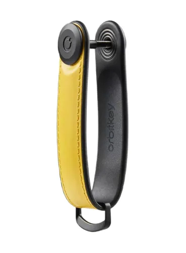 Skórzane etui organizer na klucze Orbitkey Hybrid Leather - solar yellow